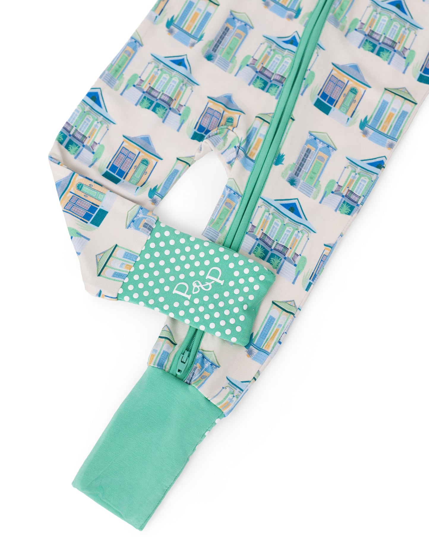 Home Sweet Nola Green Zip-Up