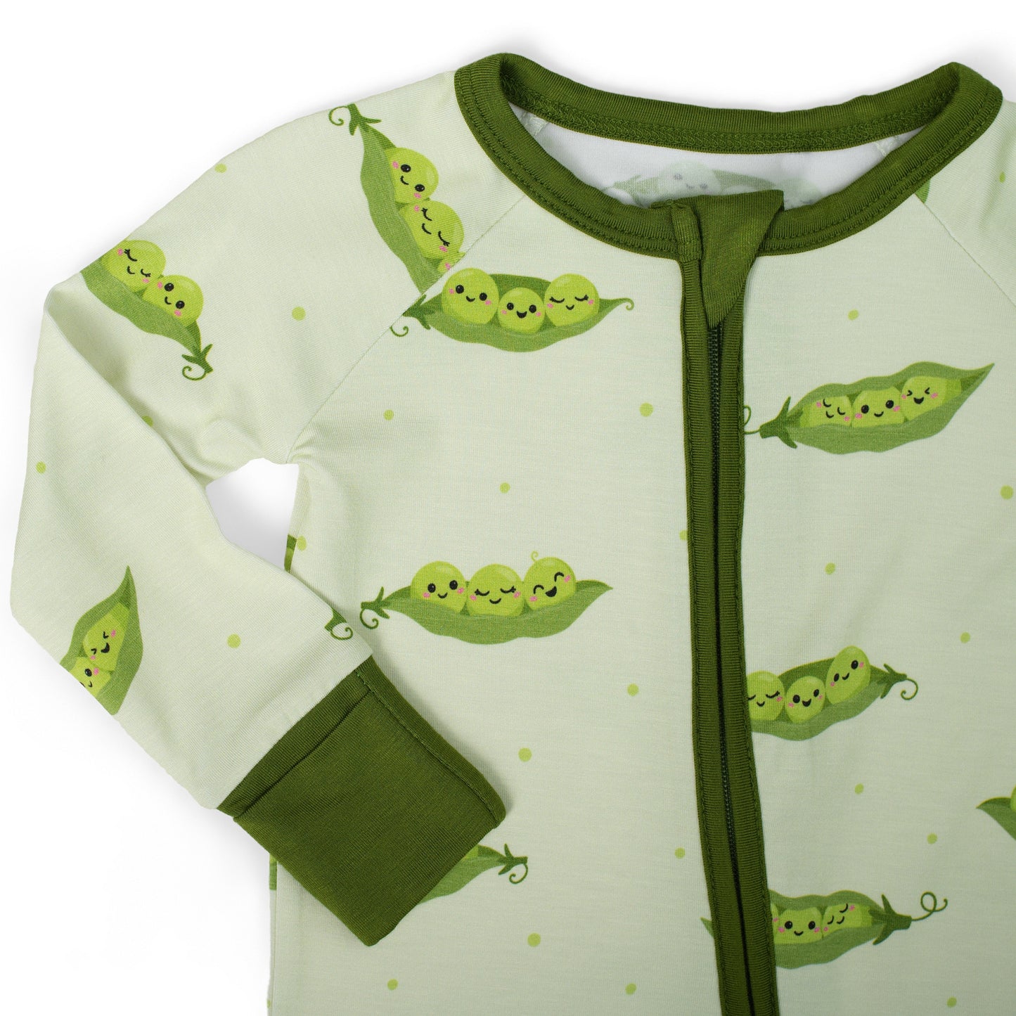 Sweet Pea Bamboo Zip-Up
