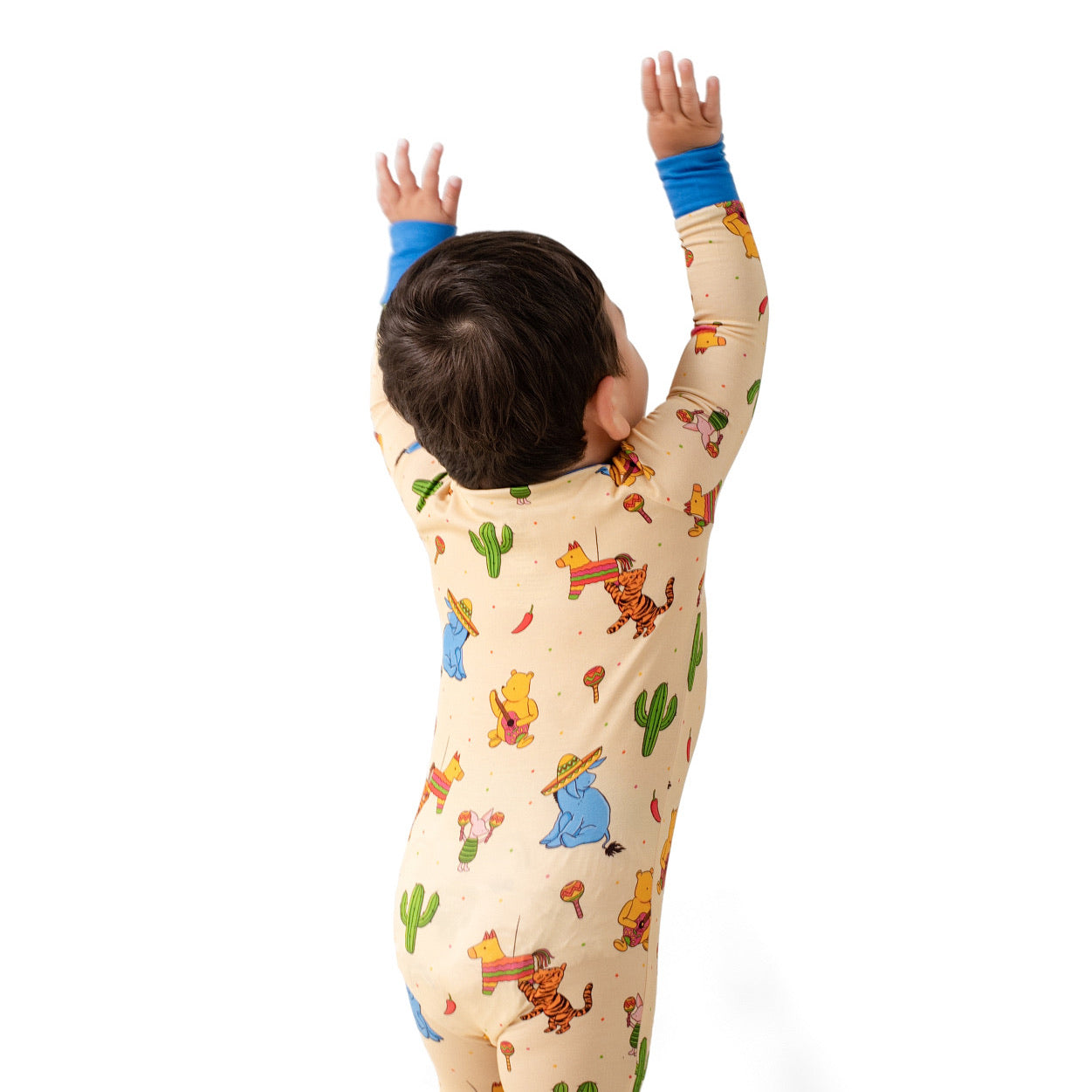 Pooh Bear Pinata Party Bamboo Zip-Up