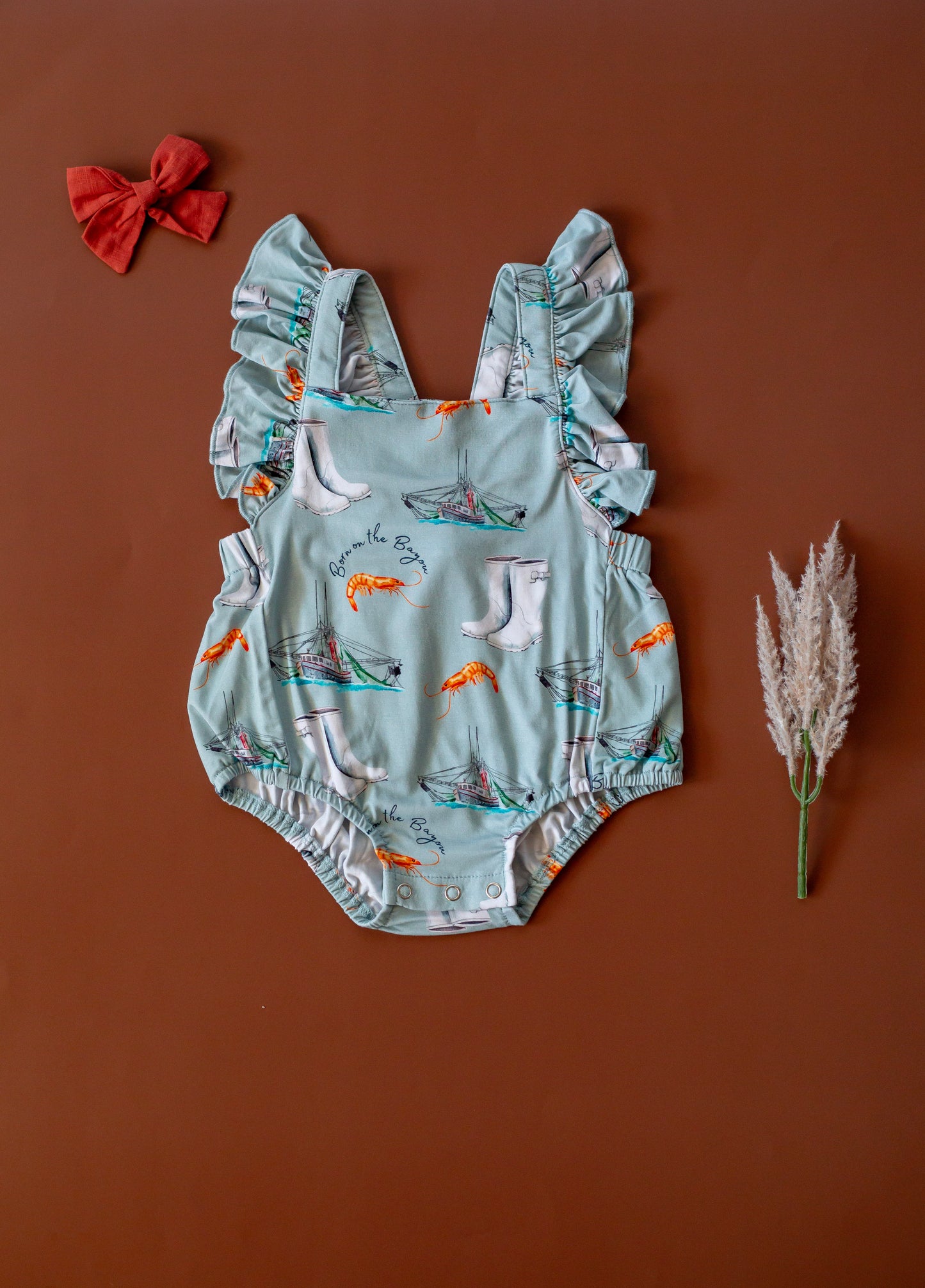 Born on the Bayou Bubble Romper