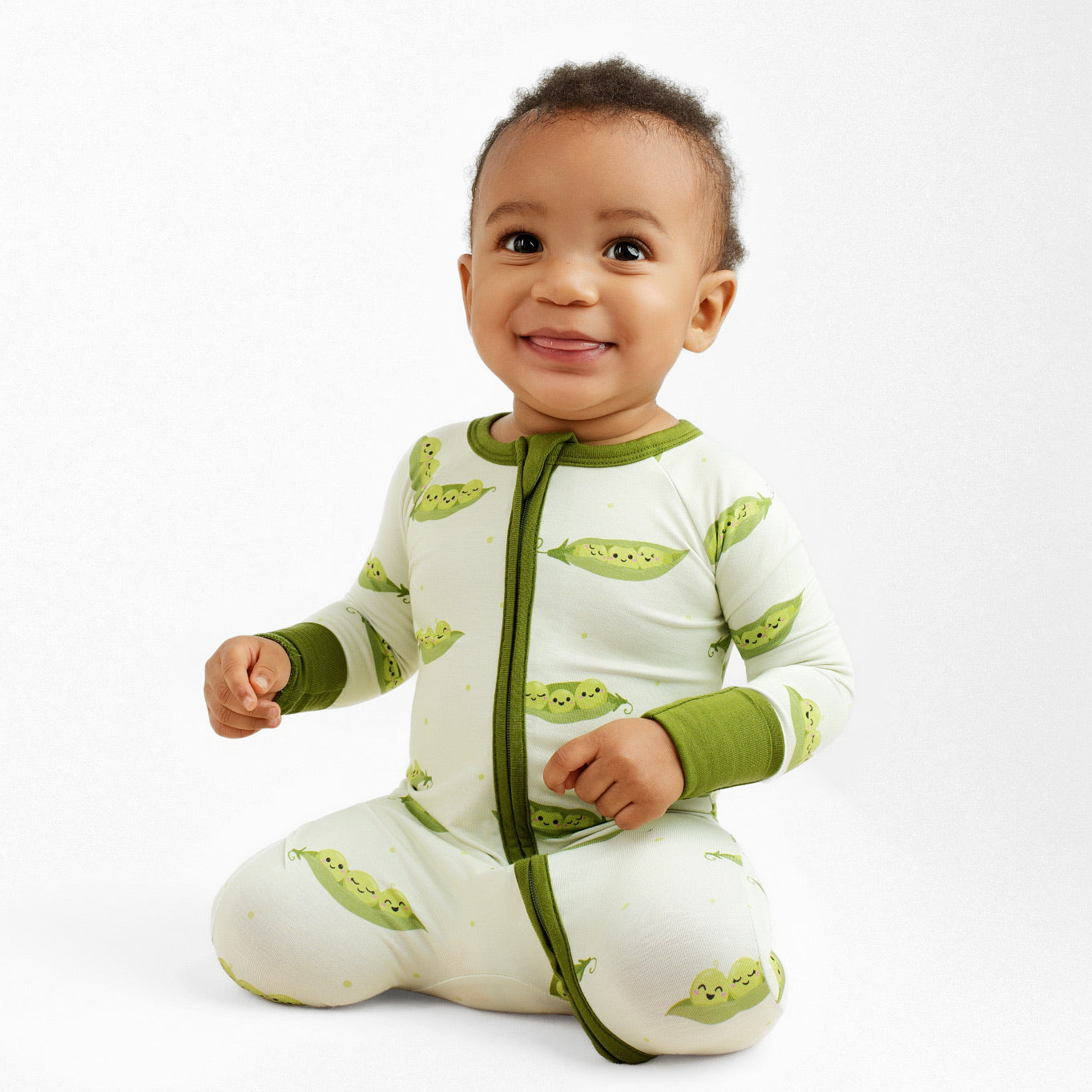 Sweet Pea Bamboo Zip-Up