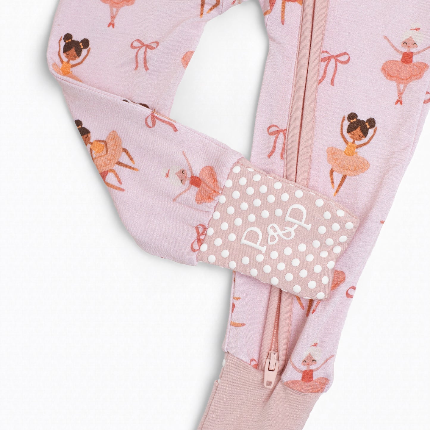 Bows and Ballet Bamboo Zip-Up
