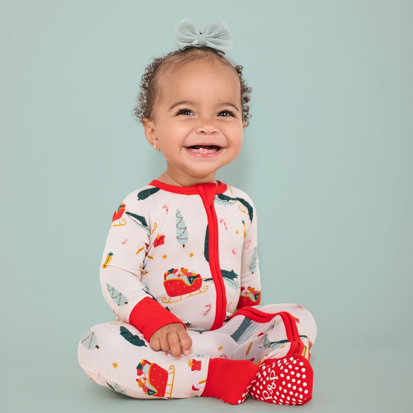 Cajun Christmas Bamboo Zip-Up
