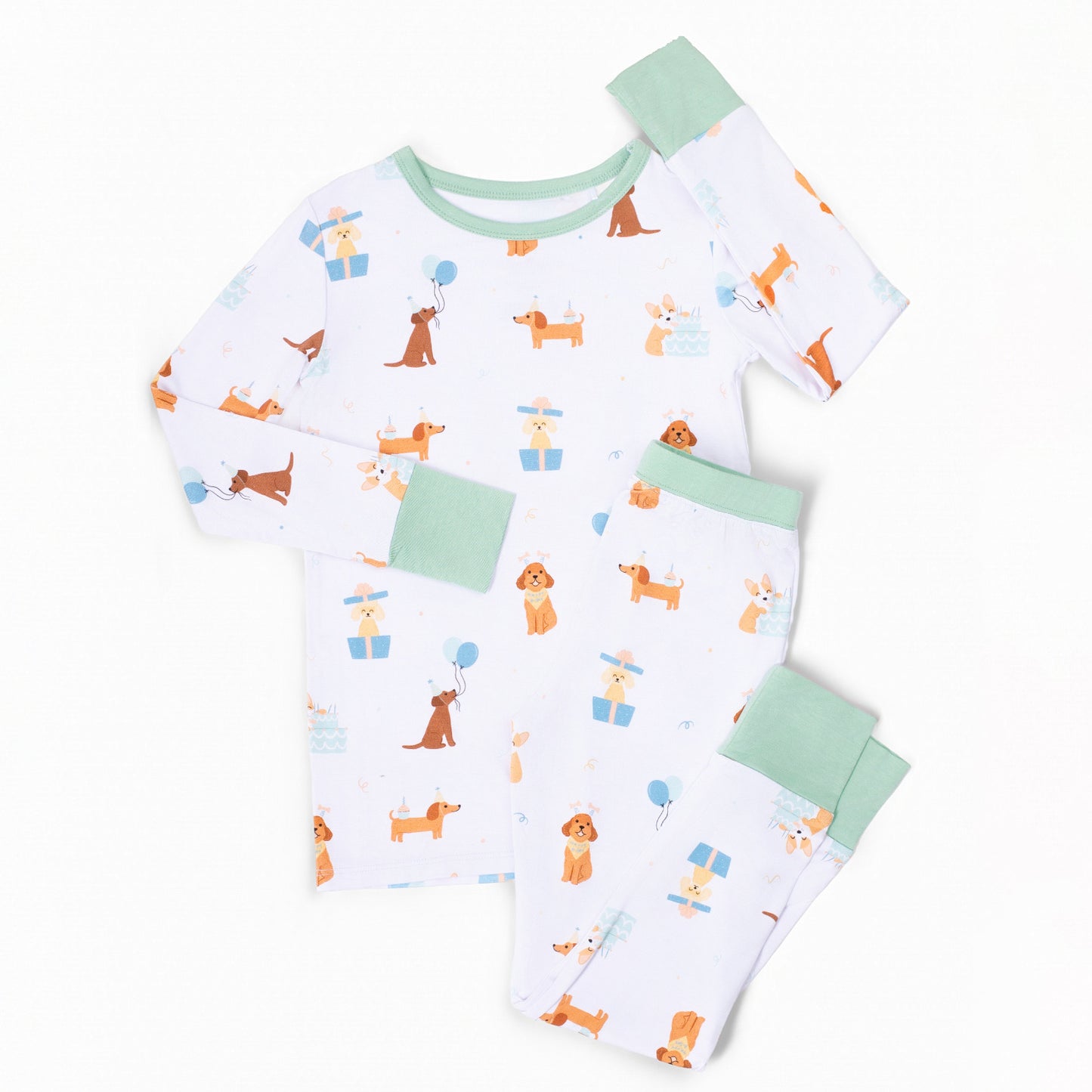 Pawty Pals Bamboo Two-Piece Long Set