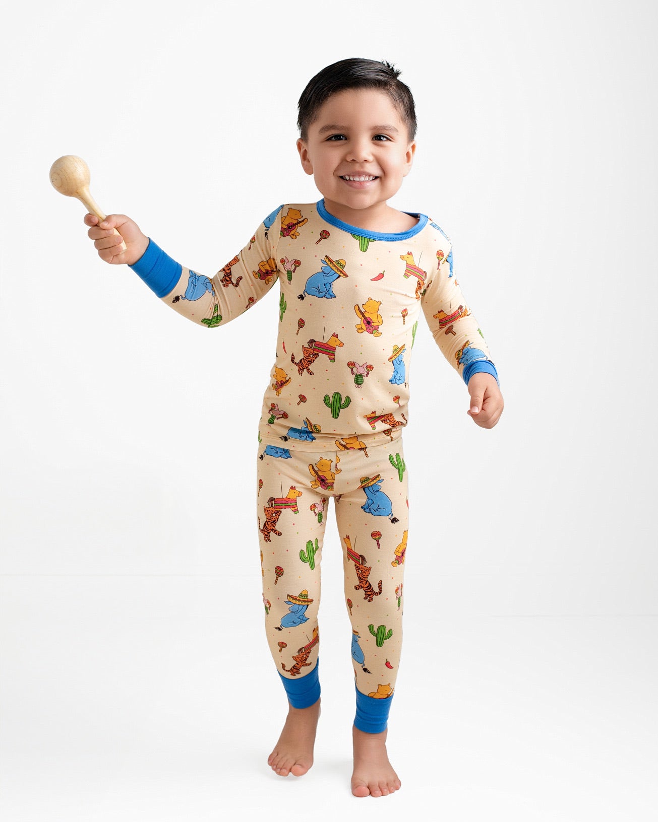 Pooh Bear Pinata Party Bamboo Two-Piece Long Set