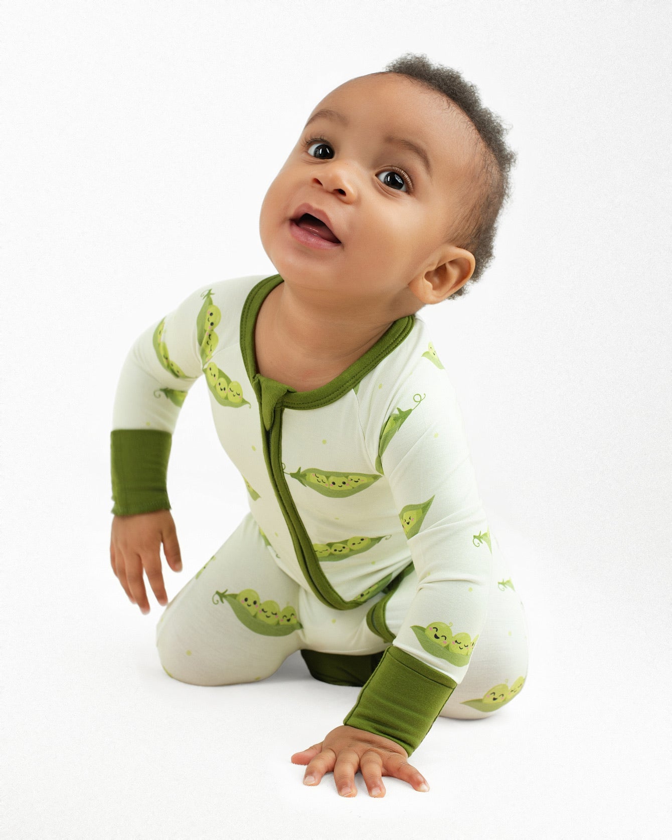 Sweet Pea Bamboo Zip-Up
