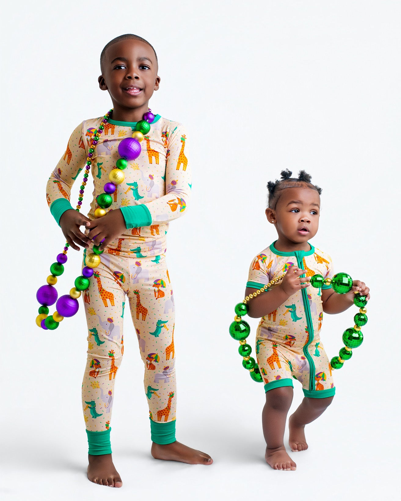 Zoo Mardi Gras Two-Piece Long Set