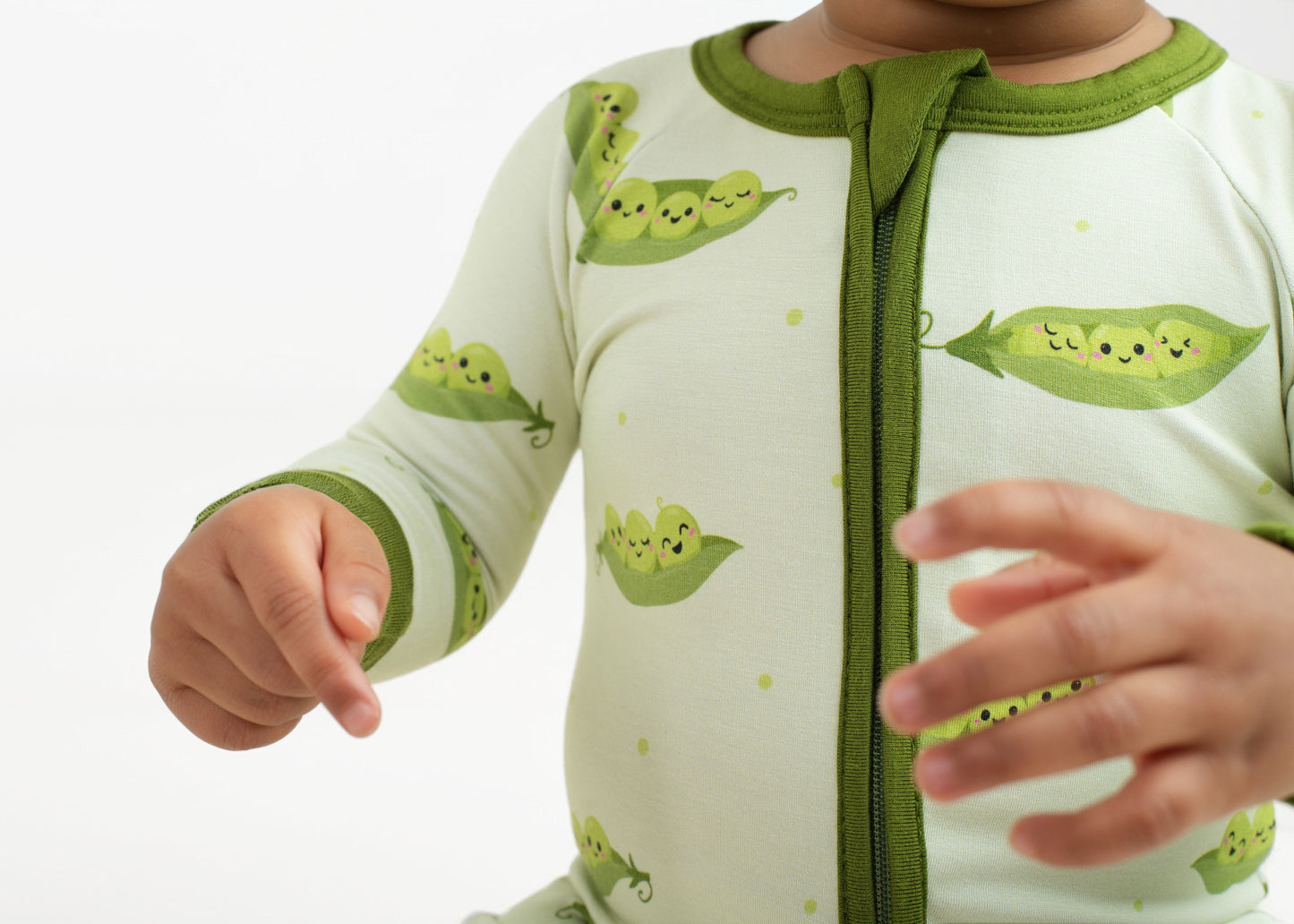 Sweet Pea Bamboo Zip-Up