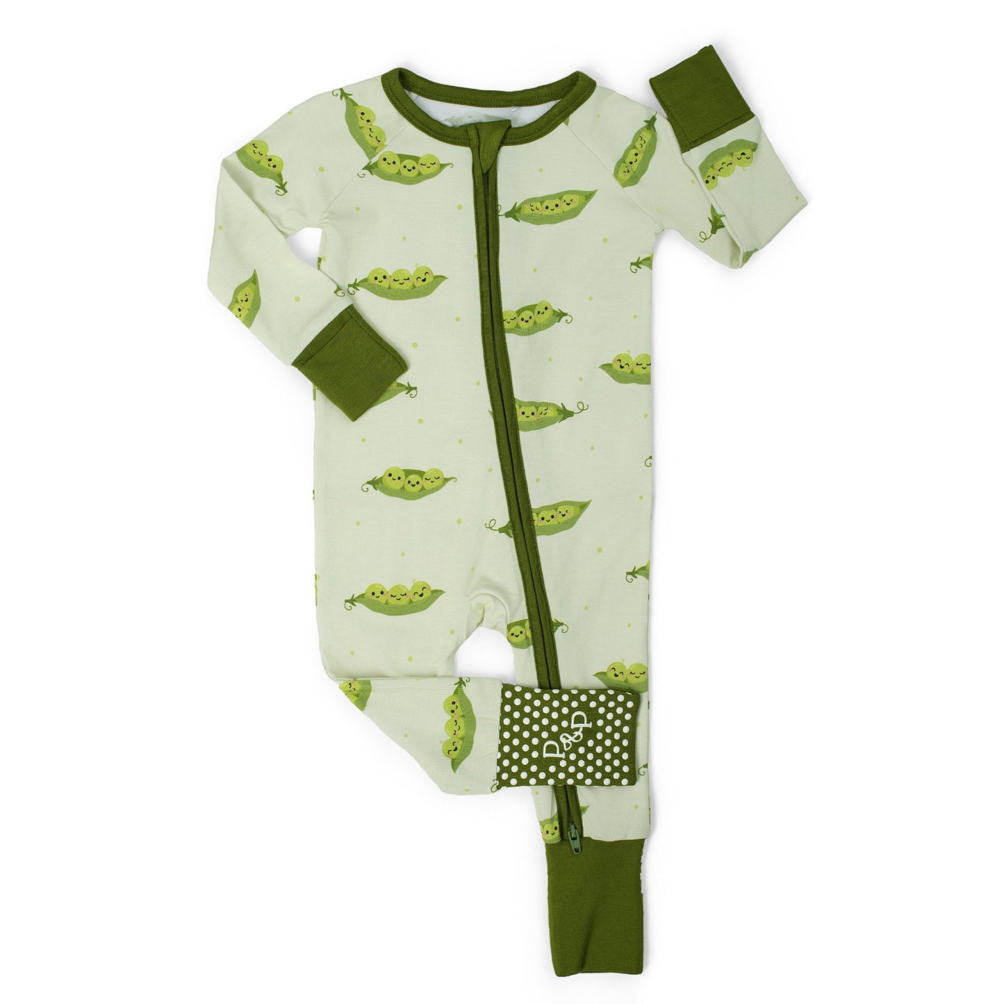 Sweet Pea Bamboo Zip-Up