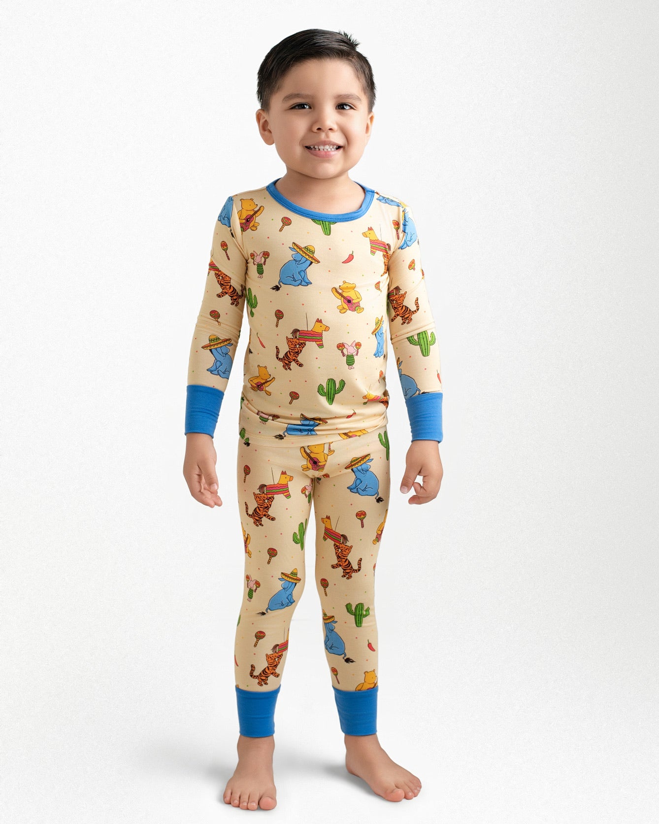 Pooh Bear Pinata Party Bamboo Two-Piece Long Set