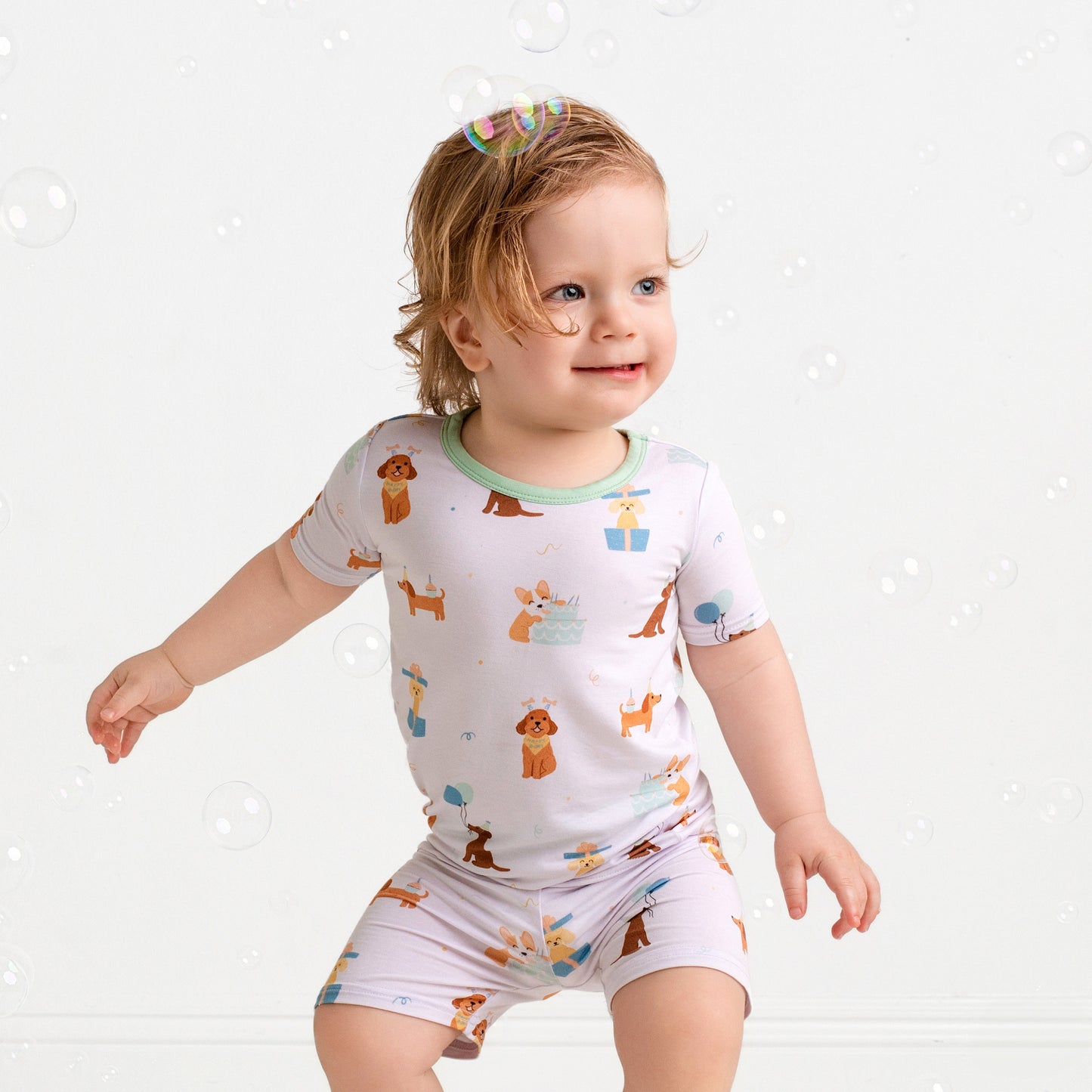 Pawty Pals Bamboo Two-Piece Short Set