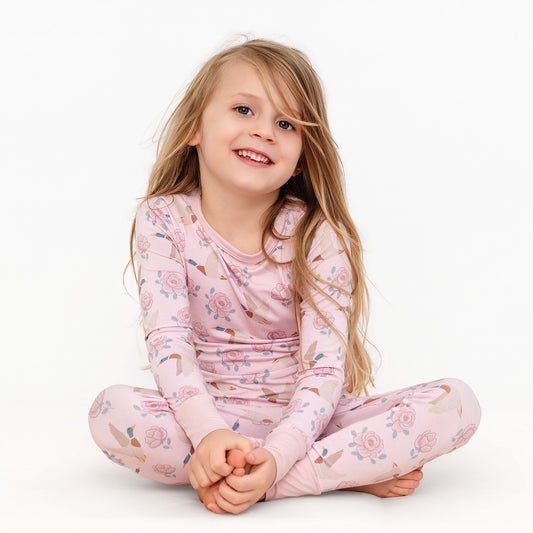 Mallards in Bloom Two-Piece Long Set