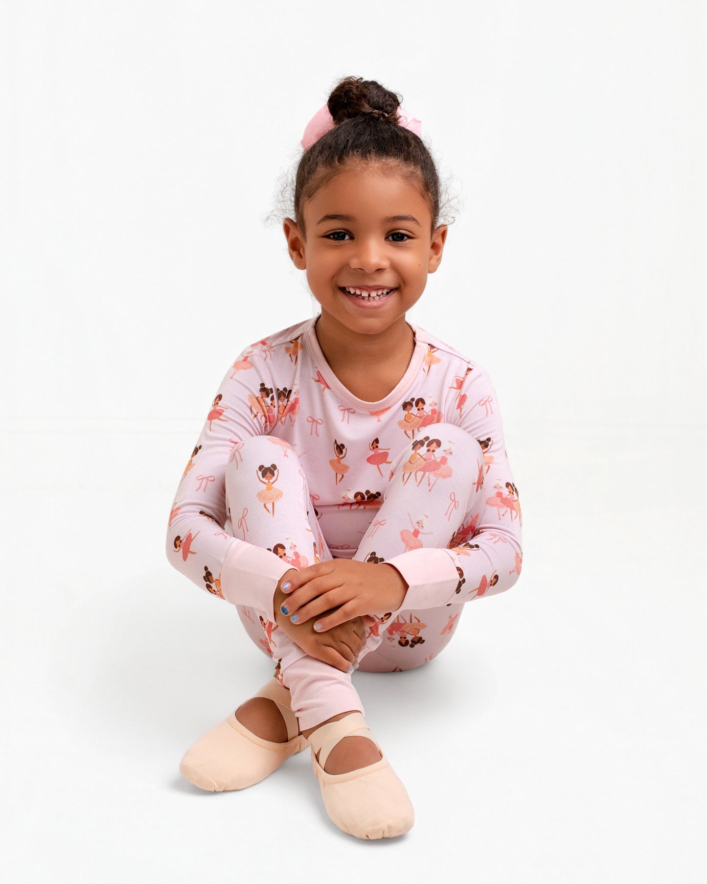 Bows and Ballet Bamboo Two-Piece Long Set