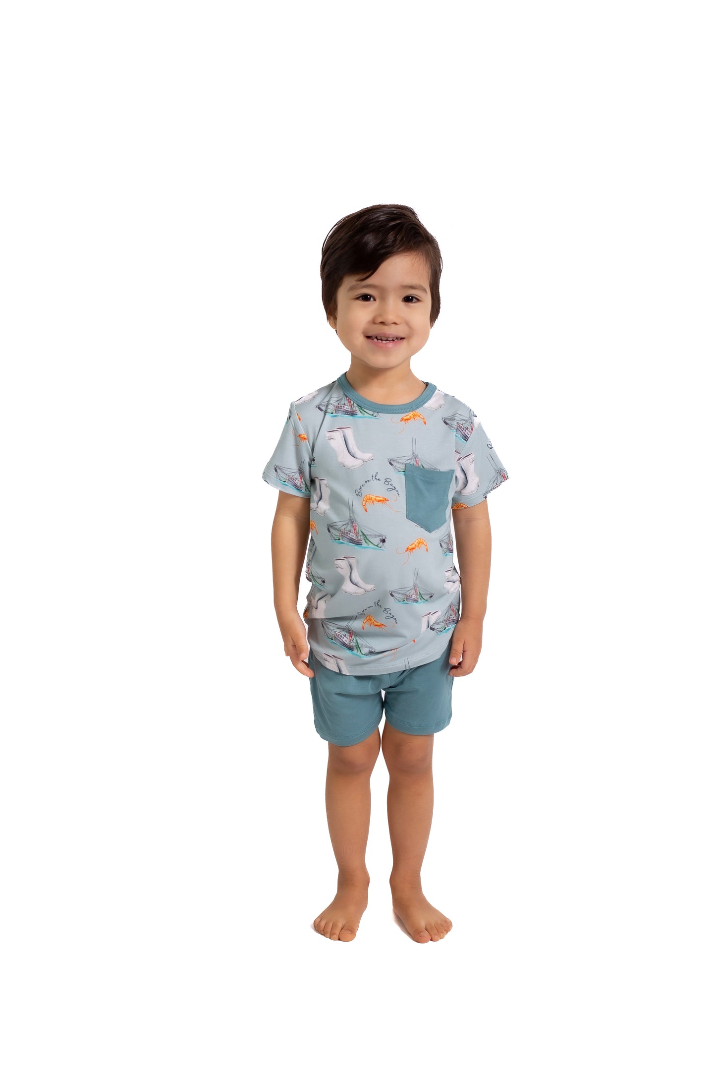 Born on the Bayou Pocket Shirt & Shorts
