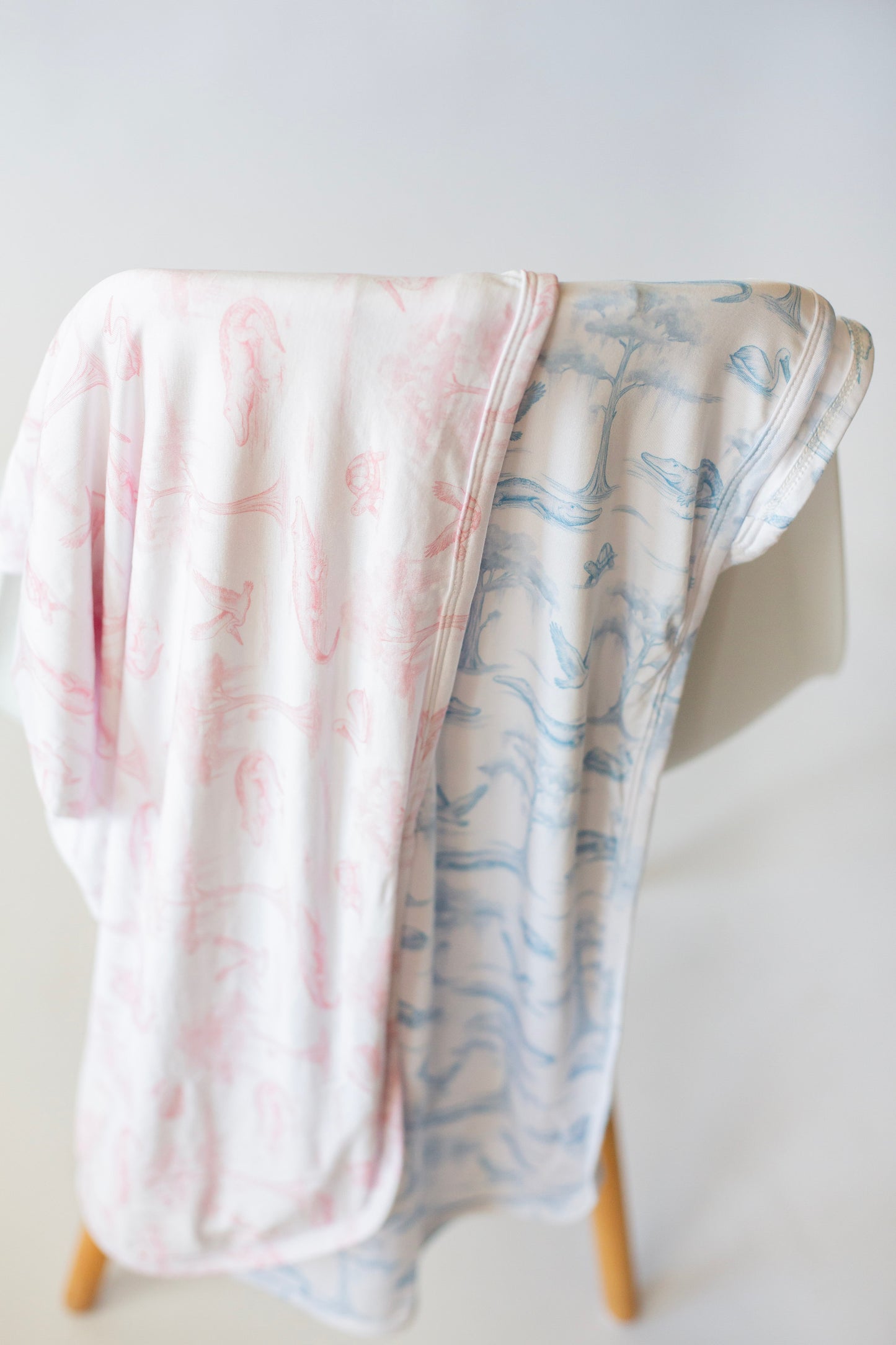 Pink Bayou Toile Swaddle
