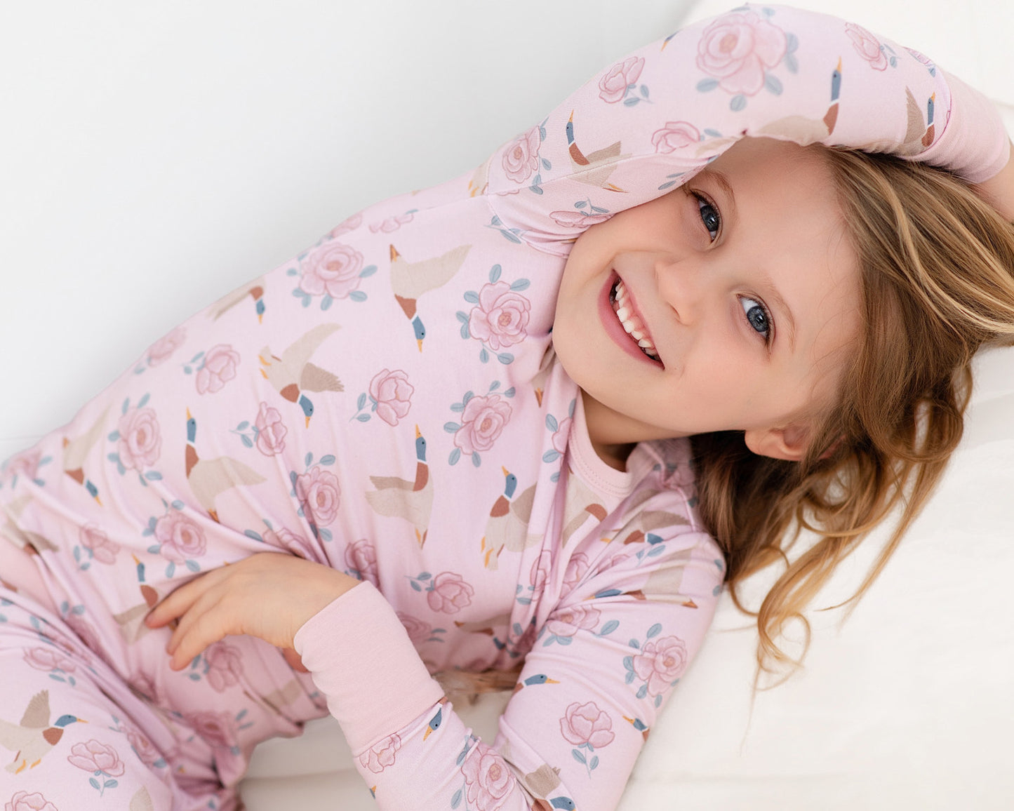 Mallards in Bloom Two-Piece Long Set