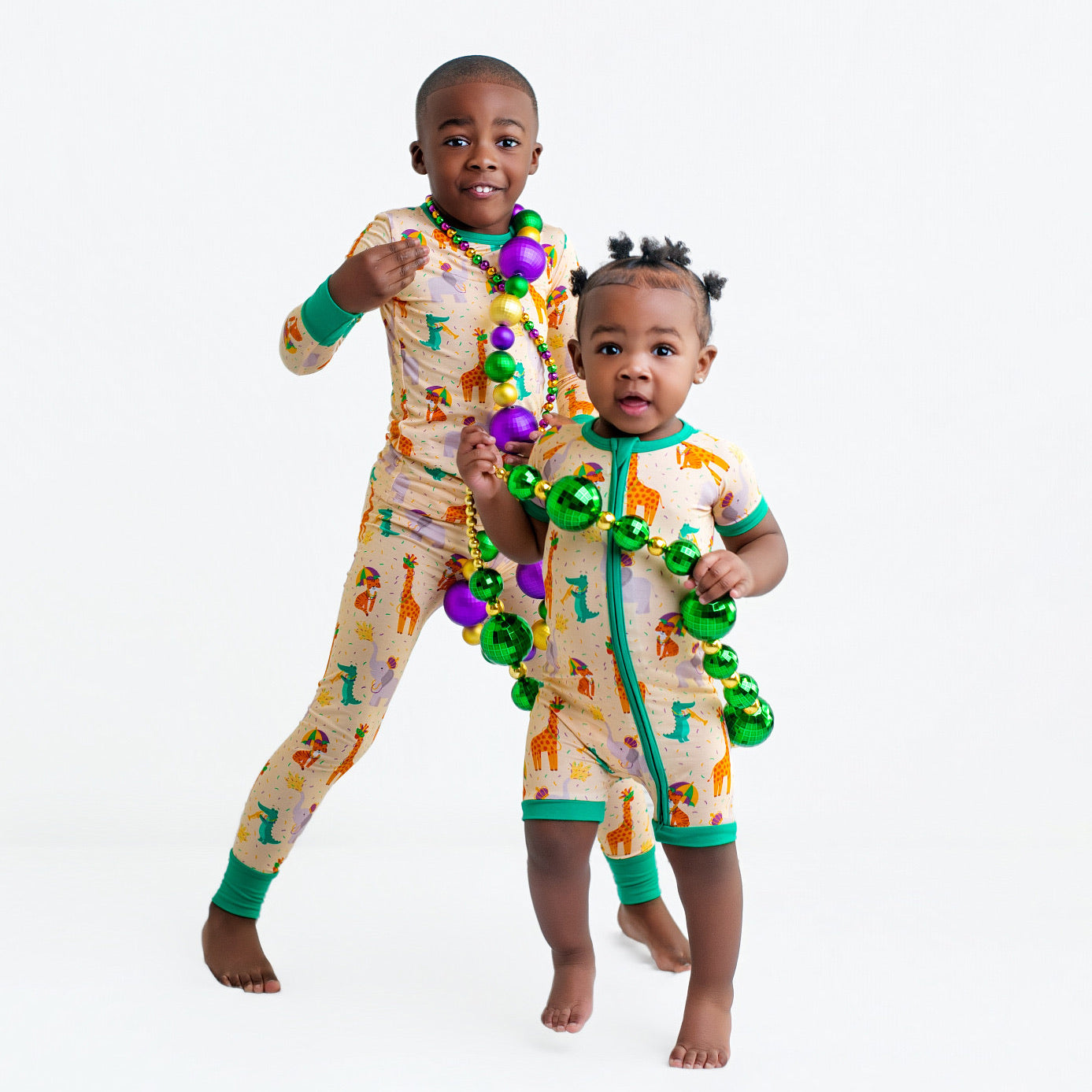 Zoo Mardi Gras Two-Piece Long Set