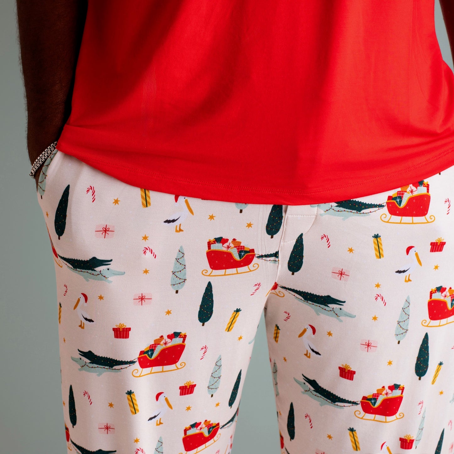Cajun Christmas Men's Pajama Pants