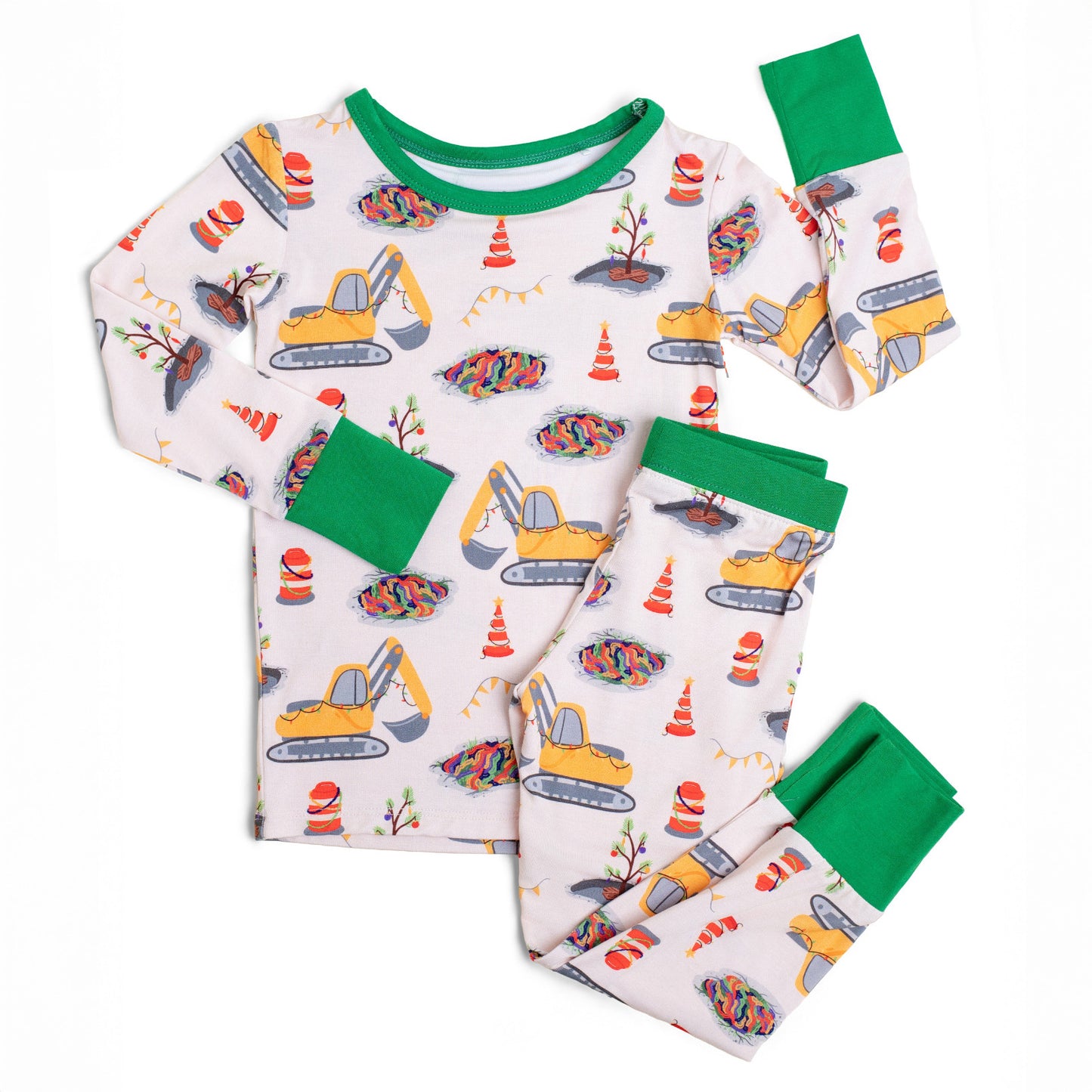 Pothole Christmas Bamboo Two-Piece Long Set