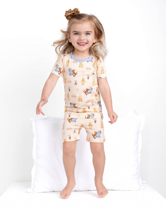 Pooh's Beignet Adventure Bamboo Two-Piece Short Set