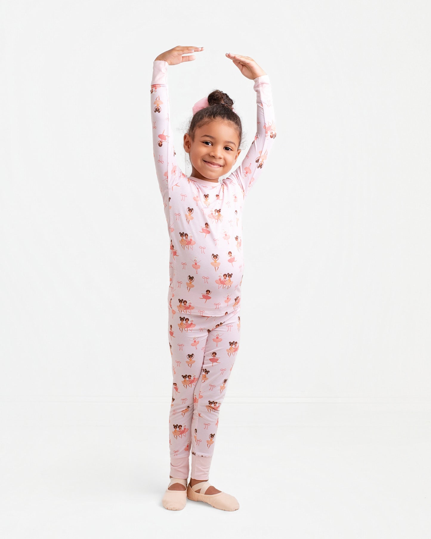 Bows and Ballet Bamboo Two-Piece Long Set