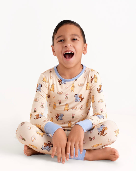 Pooh's Beignet Adventure Bamboo Two-Piece Long Set