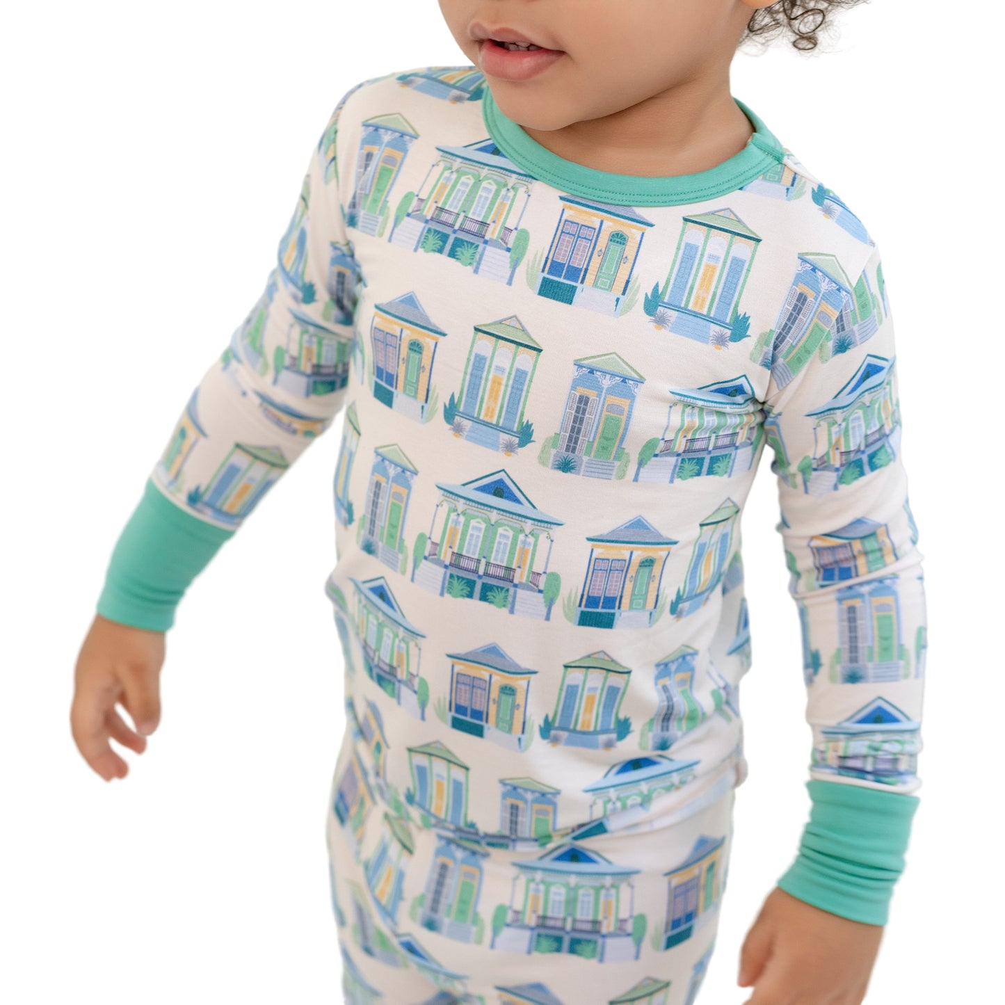 Home Sweet Nola Green Two-Piece Long Set