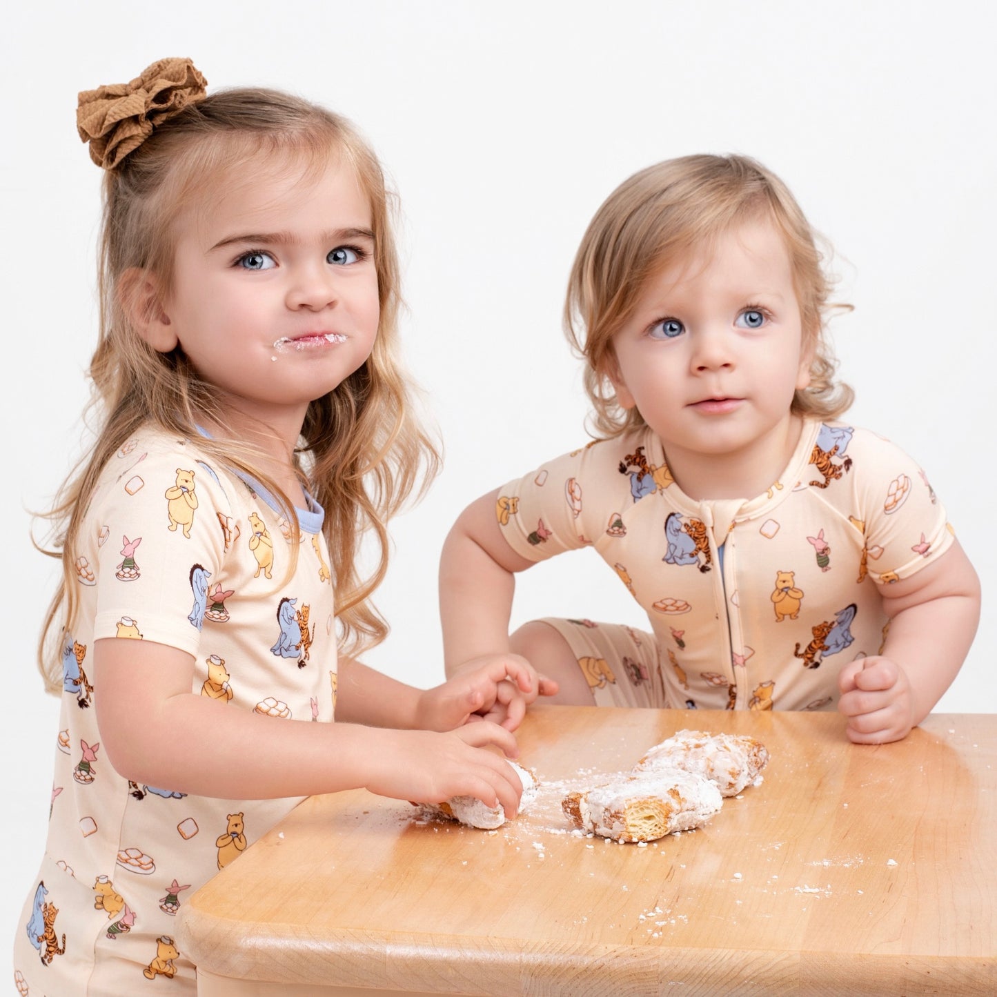 Pooh's Beignet Adventure Bamboo Two-Piece Short Set