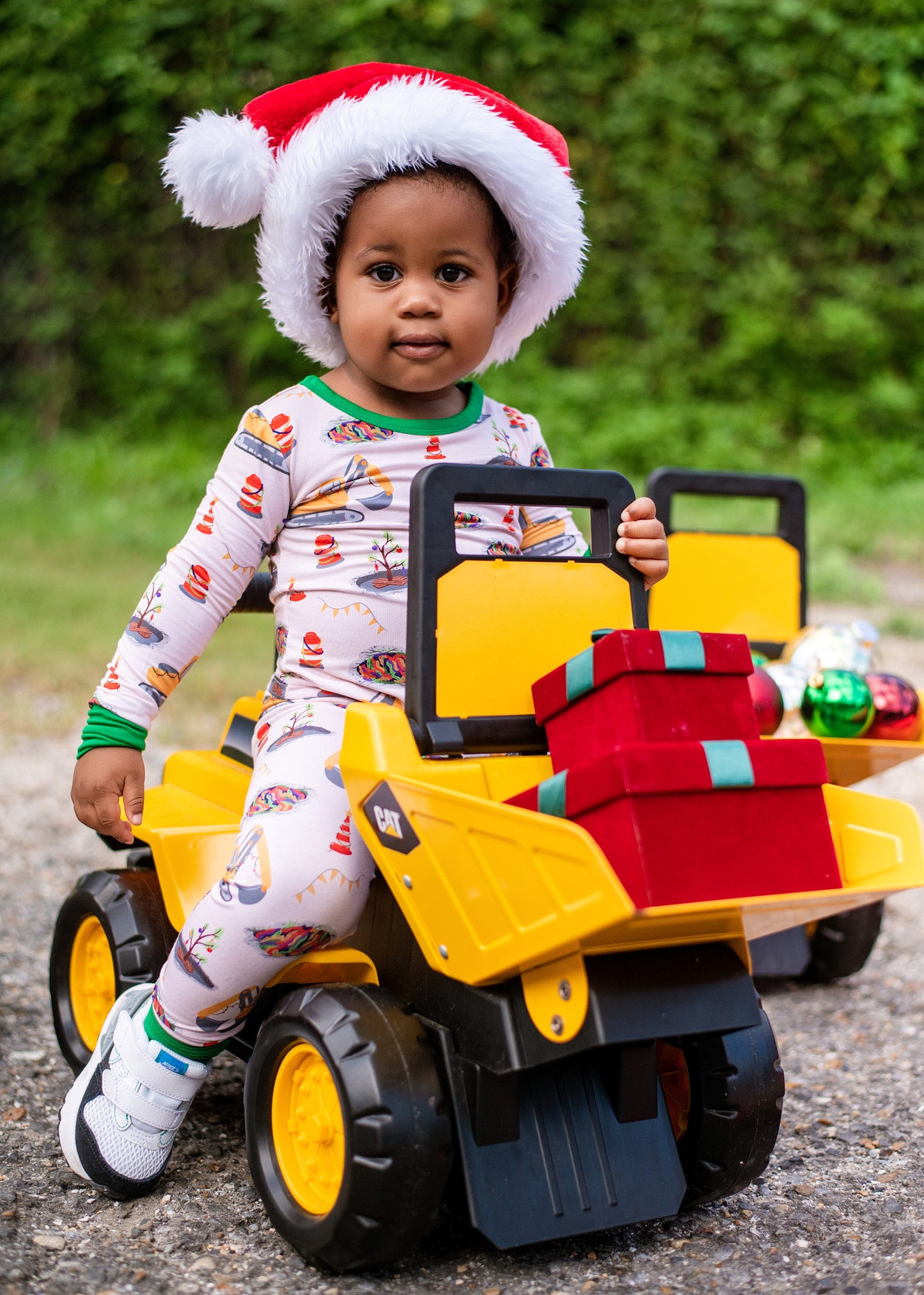 Pothole Christmas Bamboo Two-Piece Long Set