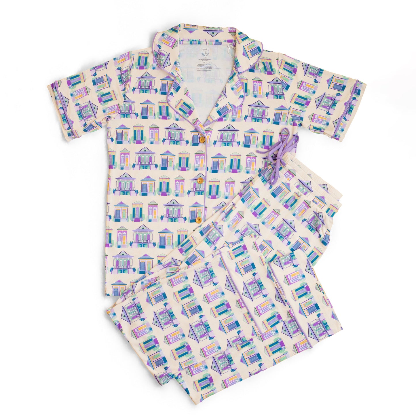 Home Sweet Nola Purple Women's Pajama Set