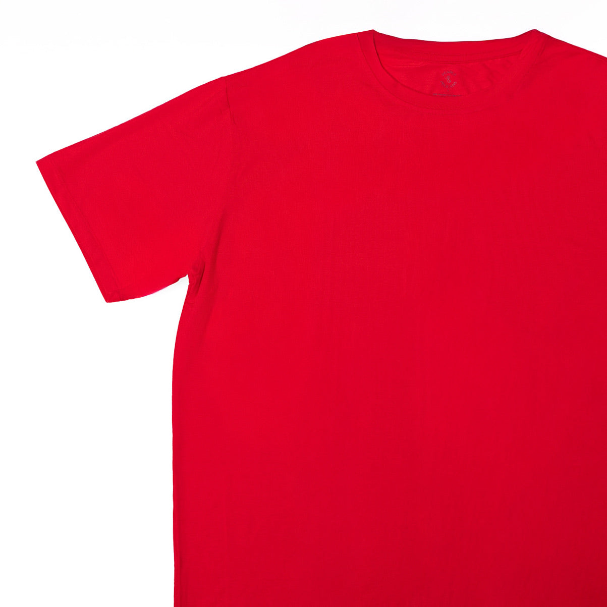 Men's Red Crew Neck T-Shirt