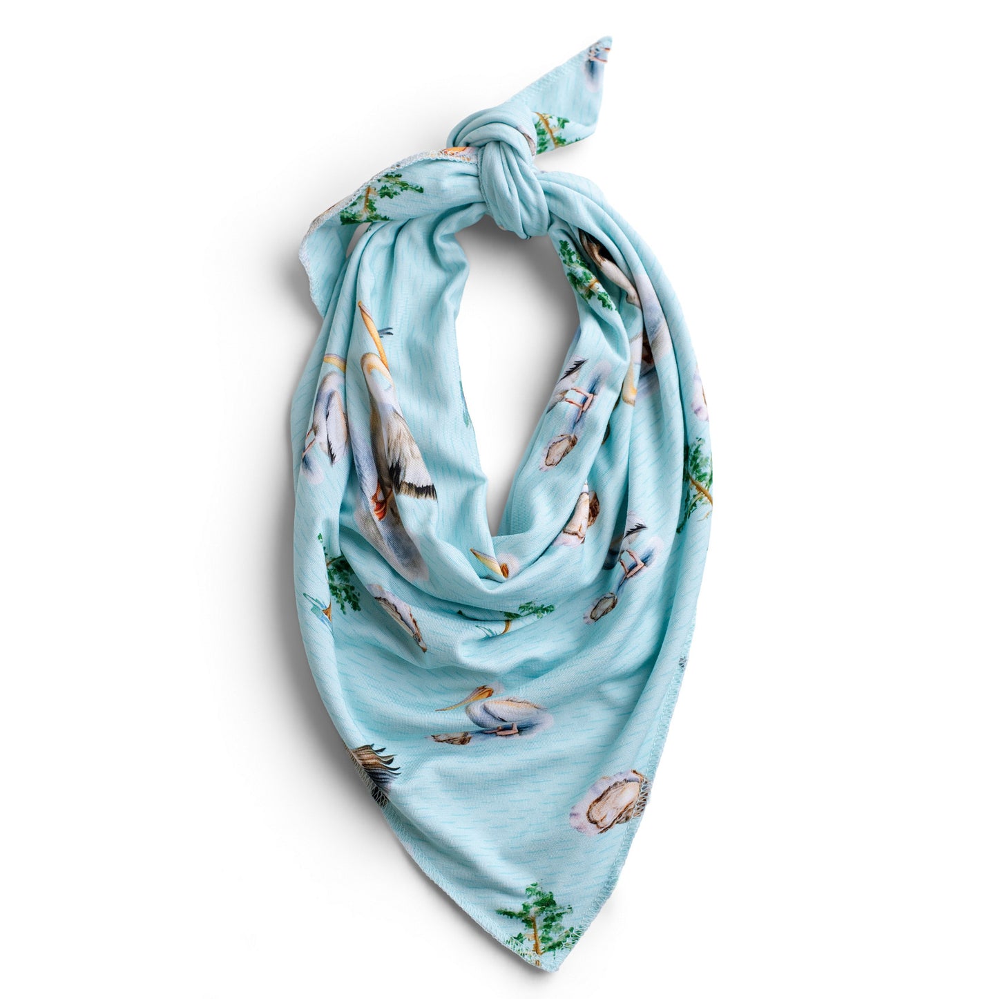 Pearls and Pelicans Bamboo Pet Bandana