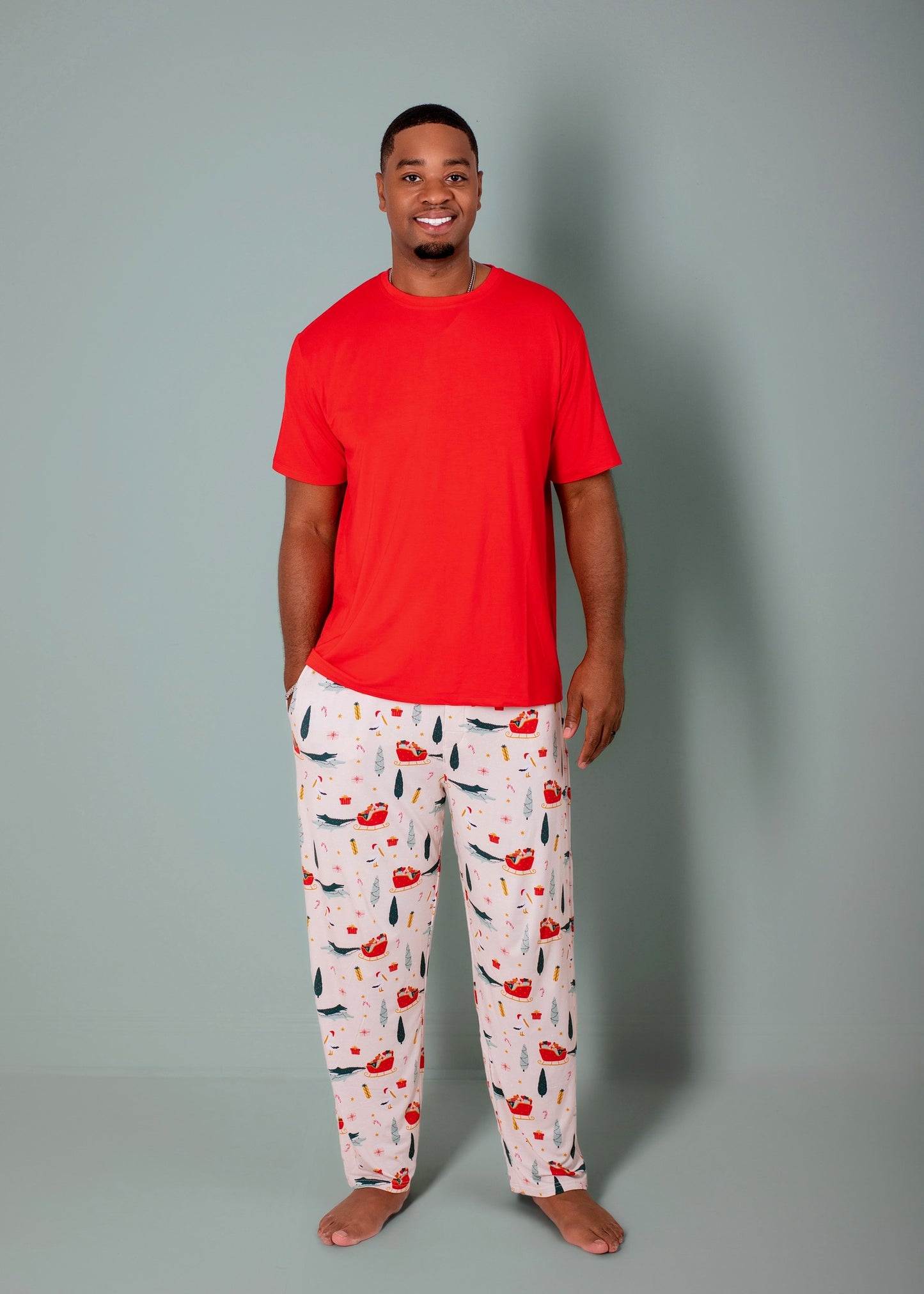 Cajun Christmas Men's Pajama Pants