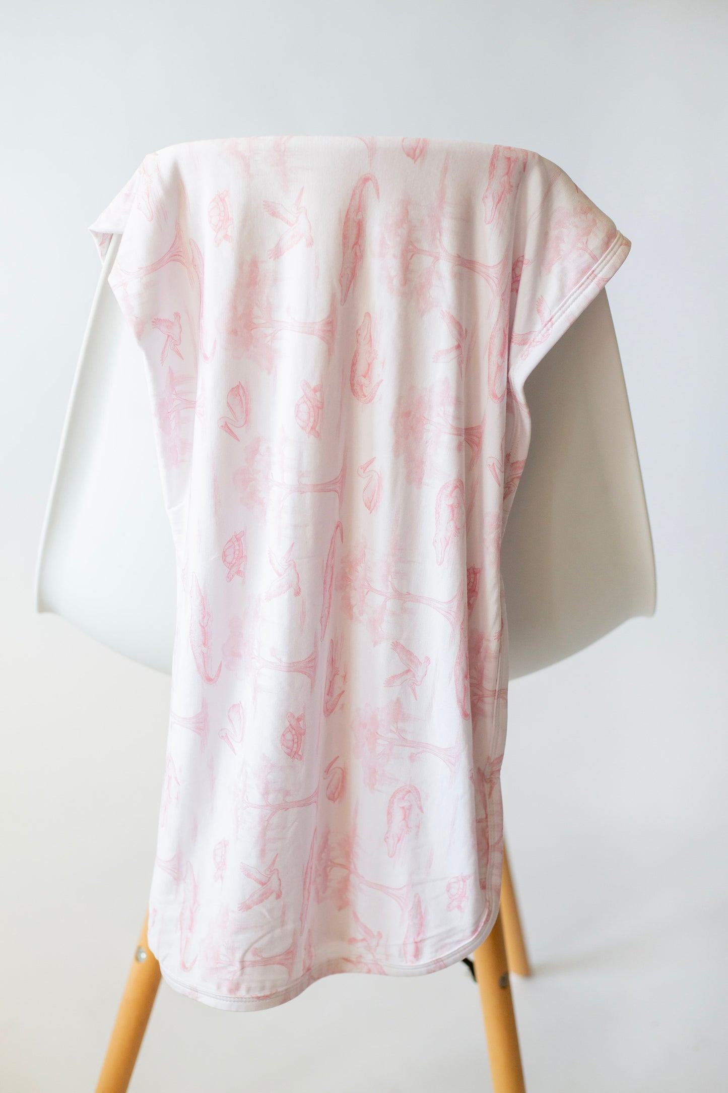 Pink Bayou Toile Swaddle