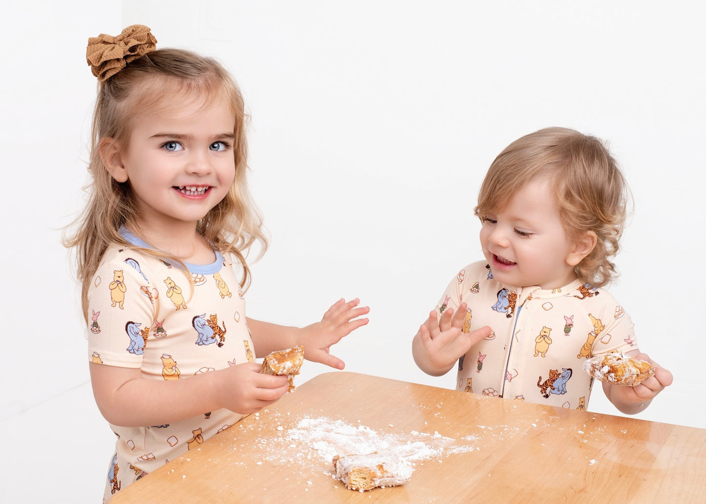 Pooh's Beignet Adventure Bamboo Two-Piece Short Set