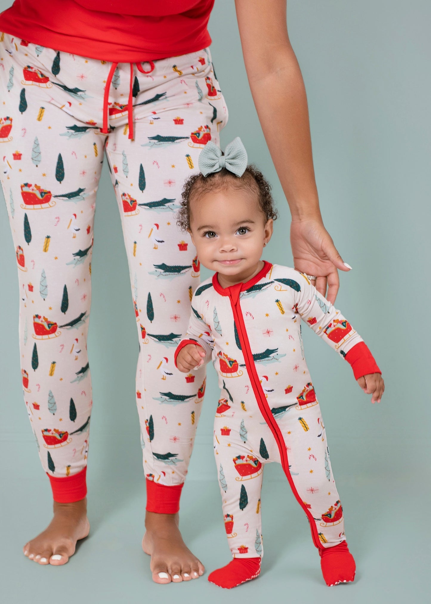 Cajun Christmas Bamboo Zip-Up