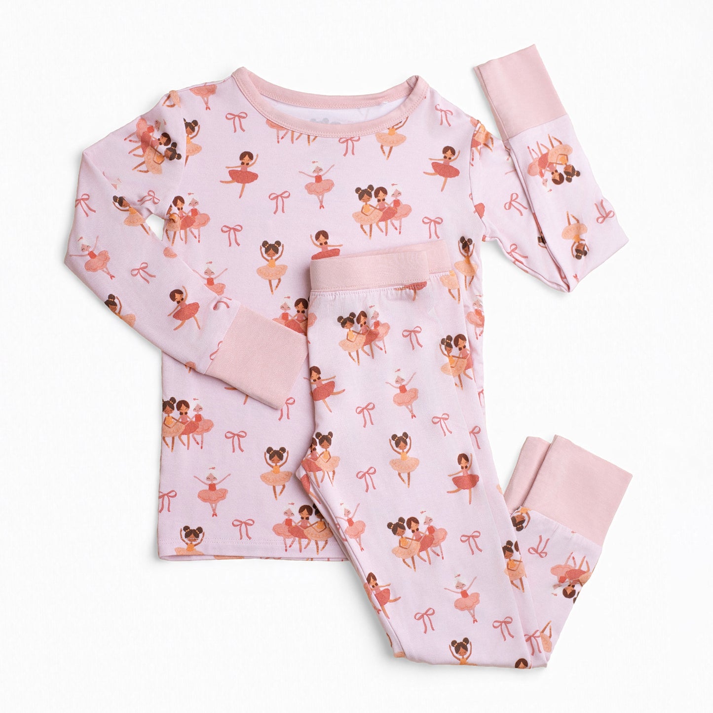 Bows and Ballet Bamboo Two-Piece Long Set