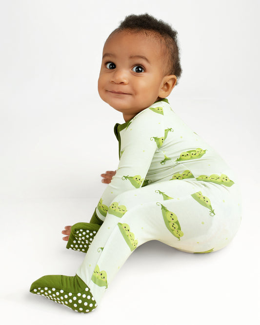 Sweet Pea Bamboo Zip-Up