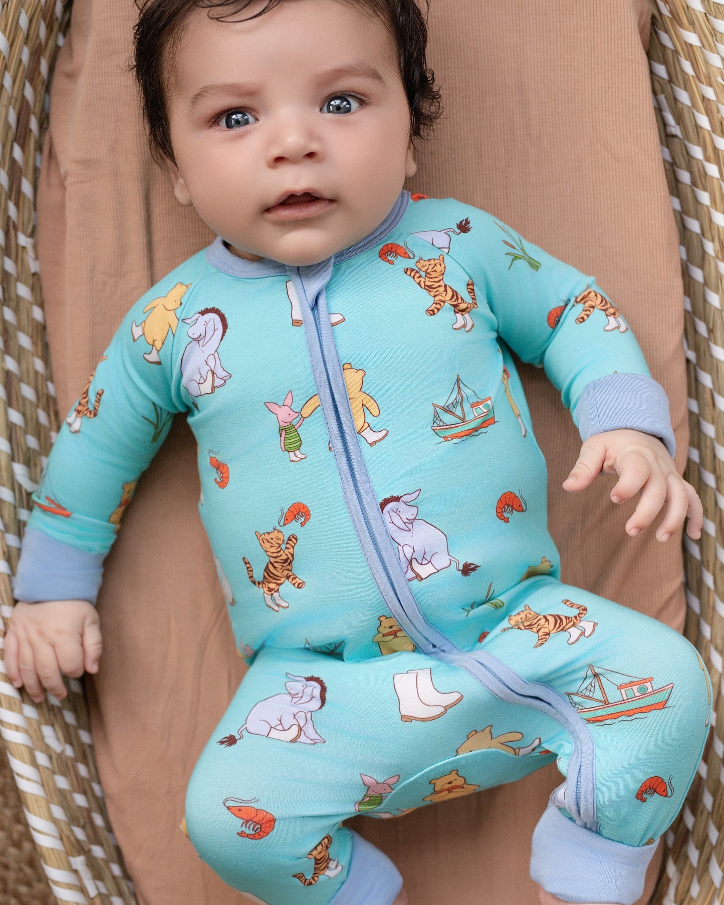 Pooh on the Bayou Zip-Up