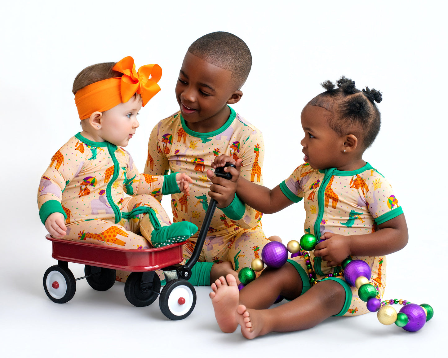 Zoo Mardi Gras Two-Piece Long Set