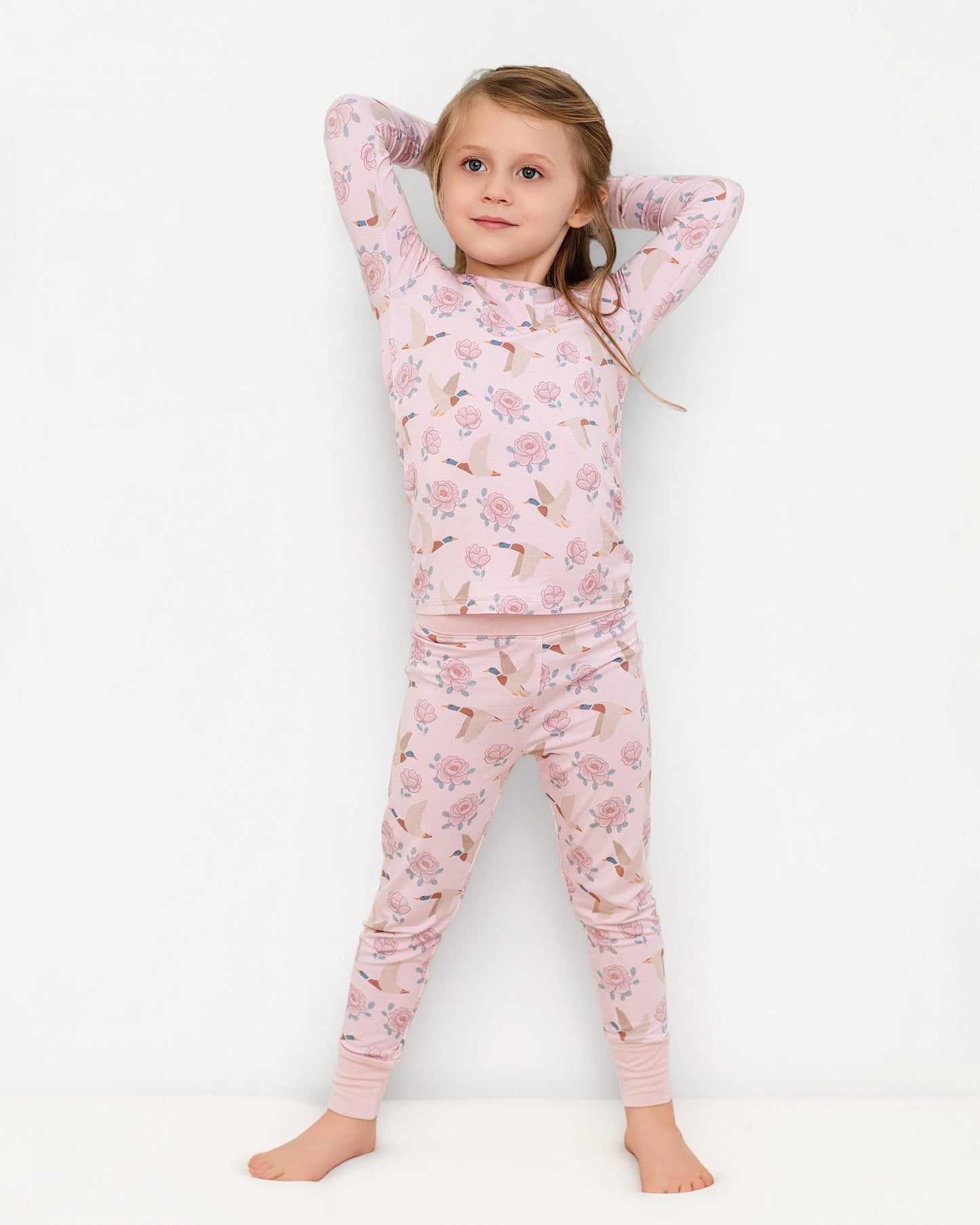 Mallards in Bloom Two-Piece Long Set