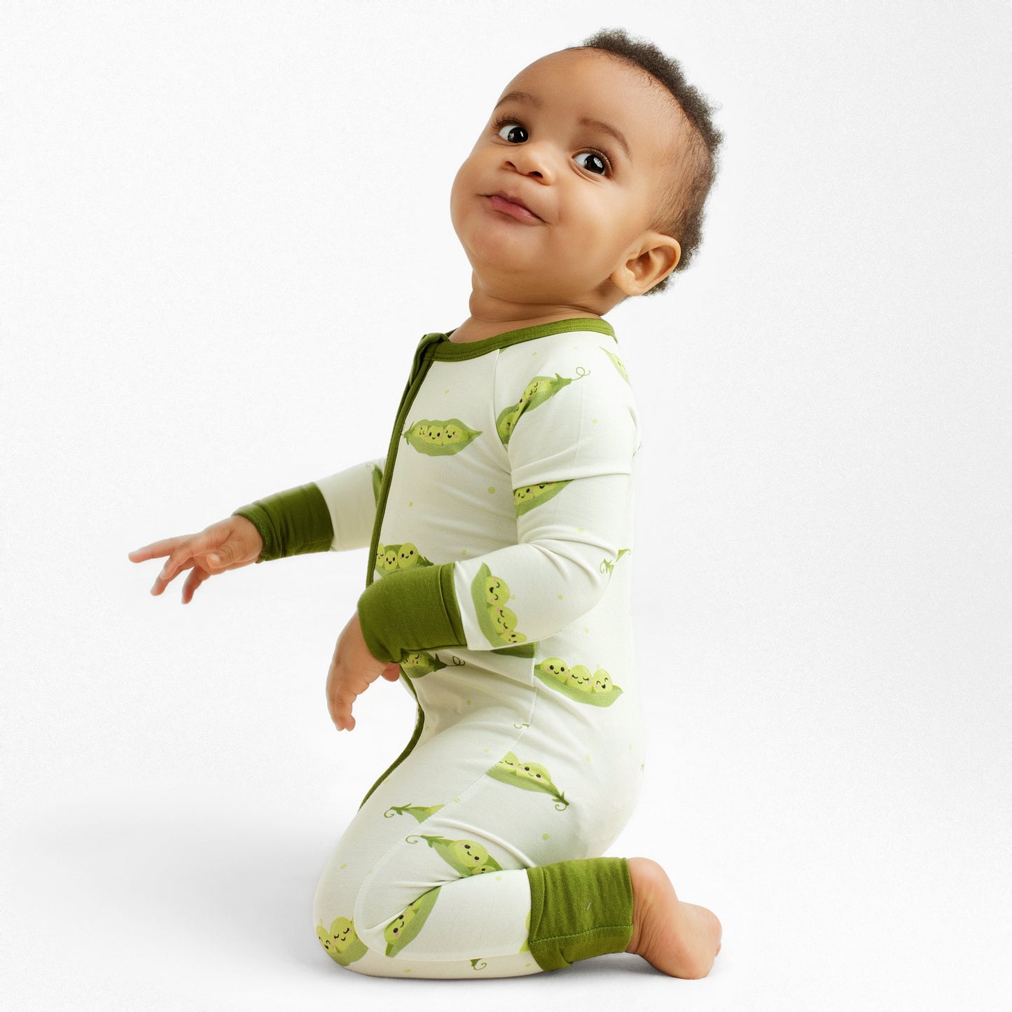 Sweet Pea Bamboo Zip-Up