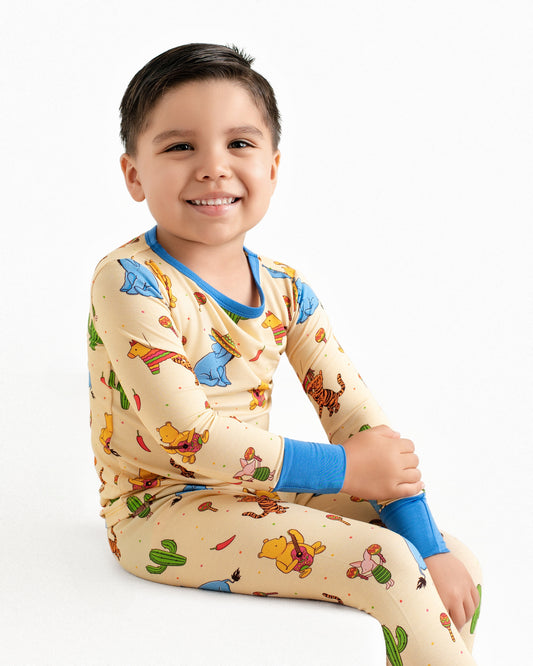 Pooh Bear Pinata Party Bamboo Two-Piece Long Set