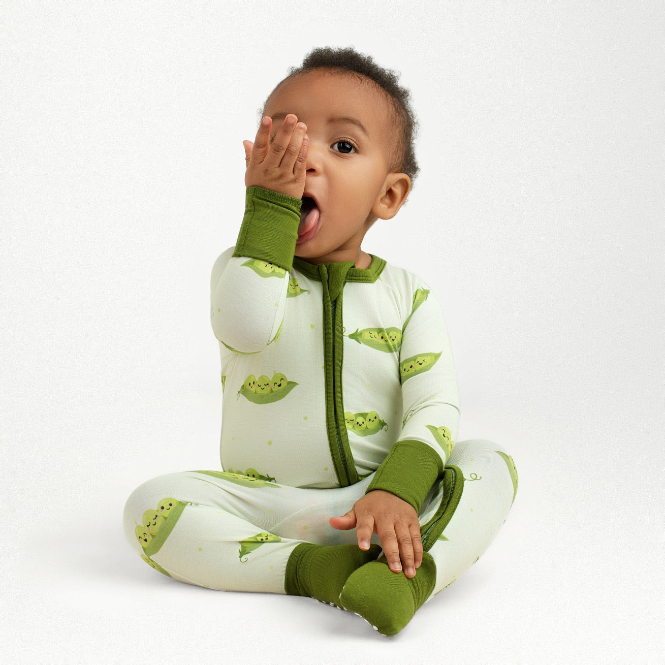 Sweet Pea Bamboo Zip-Up