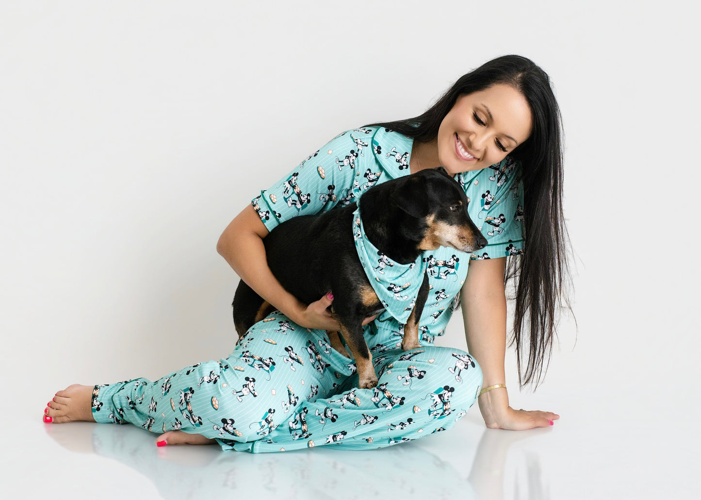 Powdered Sugar Pals Women's Short-Sleeve Shirt and Pants Set