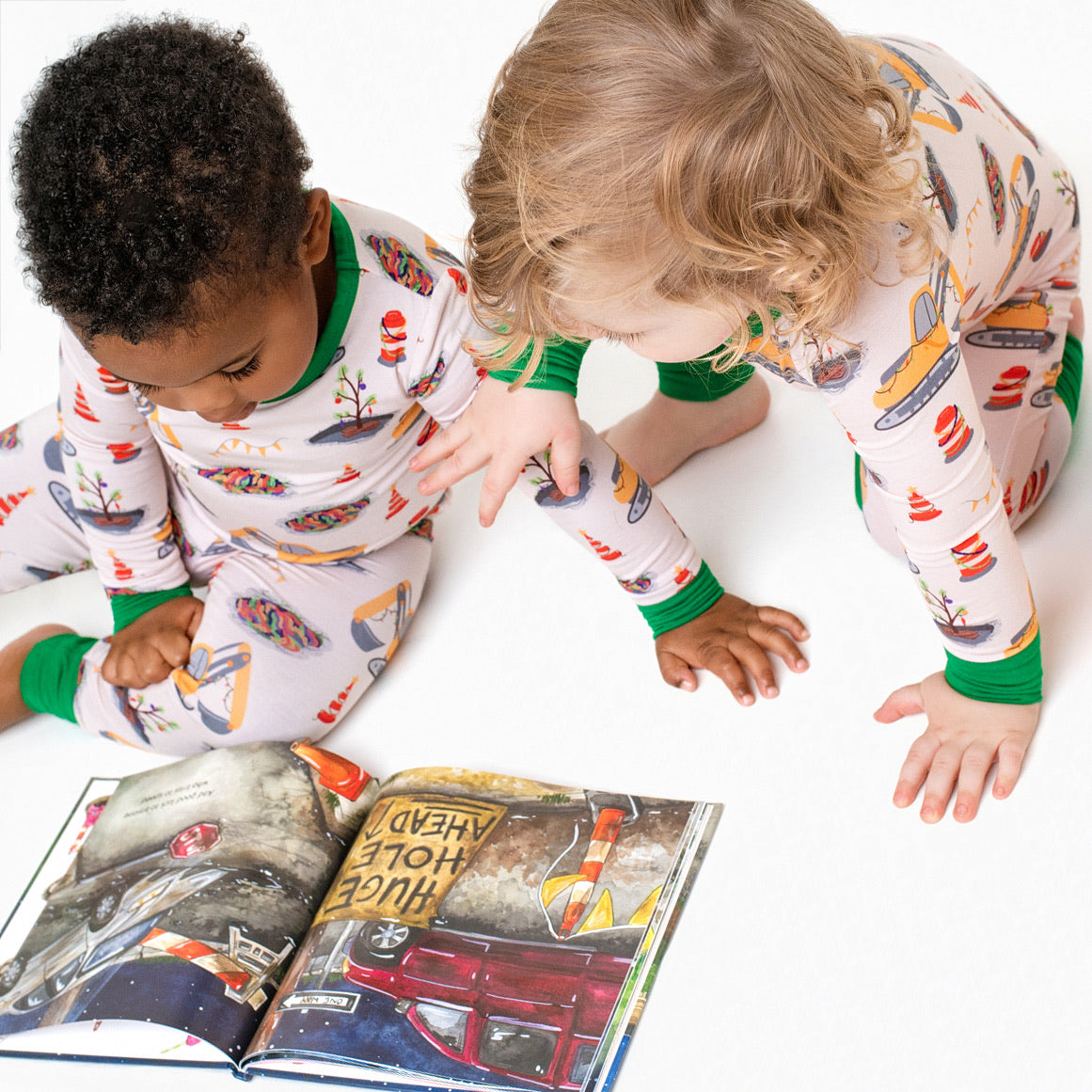 Pothole Christmas Bamboo Two-Piece Long Set