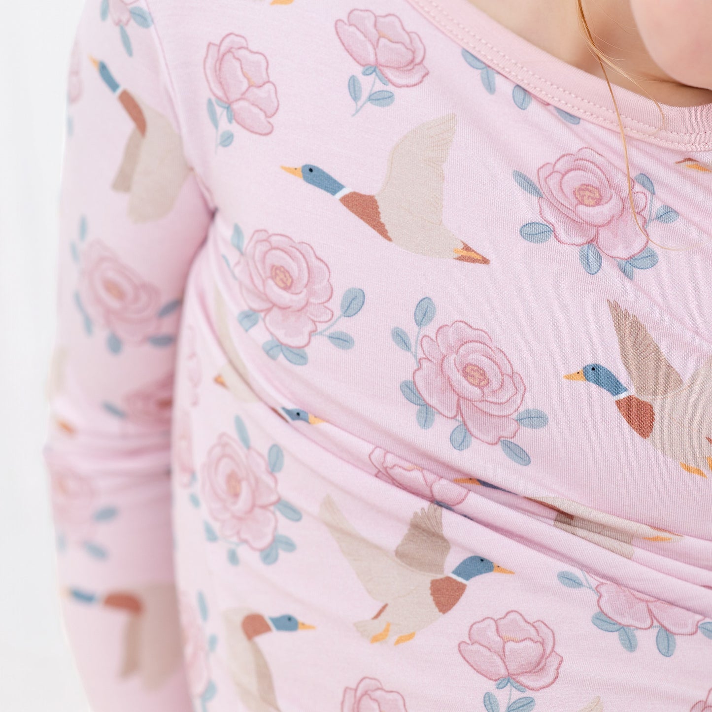 Mallards in Bloom Two-Piece Long Set