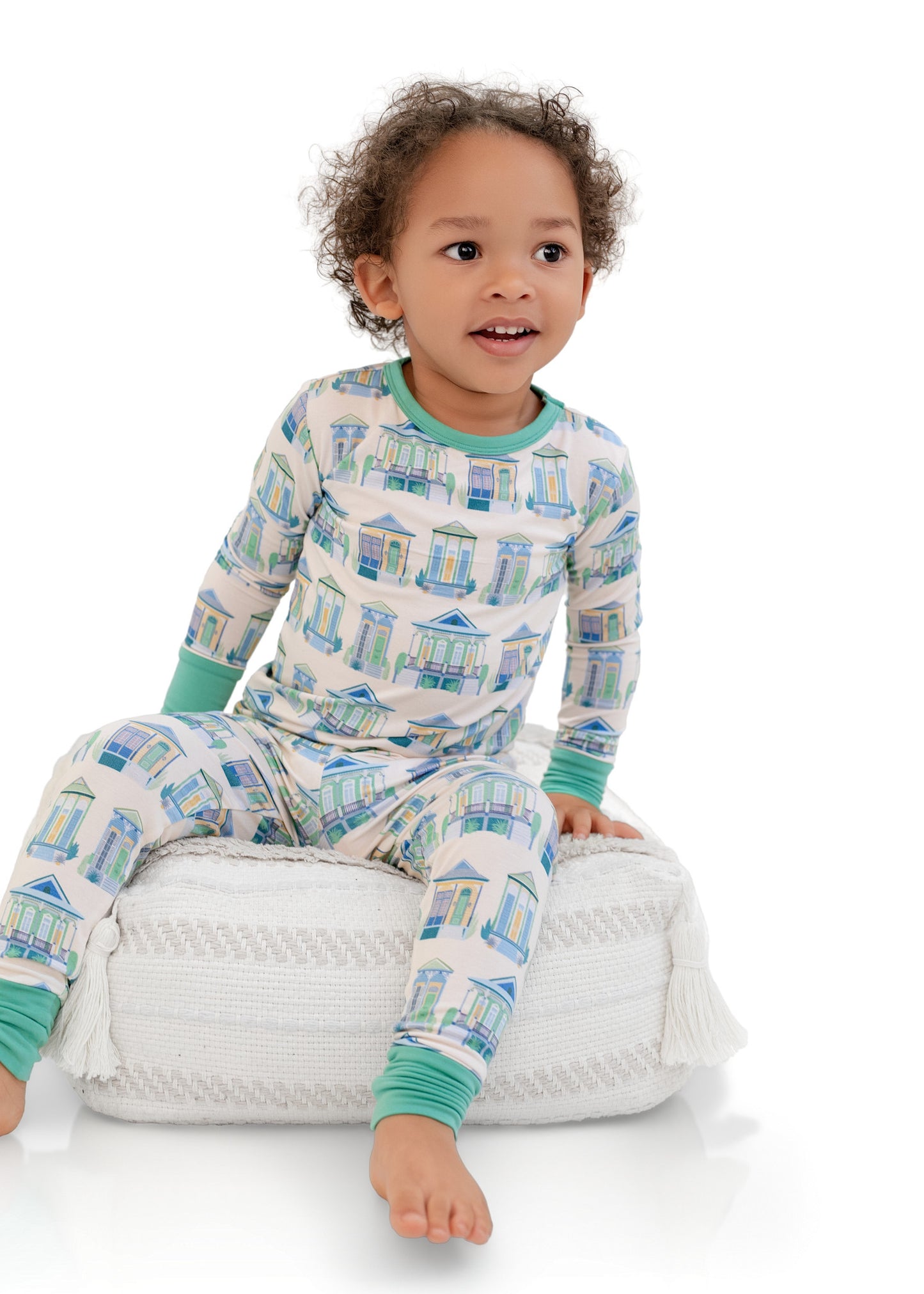 Home Sweet Nola Green Two-Piece Long Set