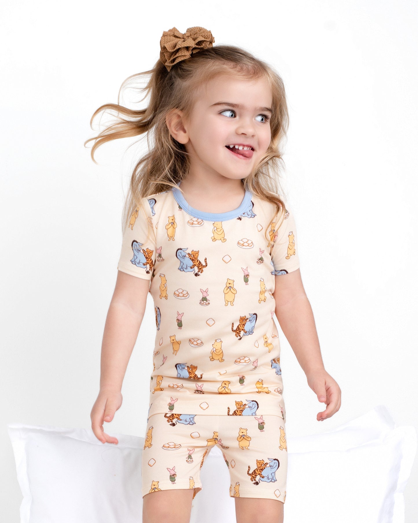 Pooh's Beignet Adventure Bamboo Two-Piece Short Set