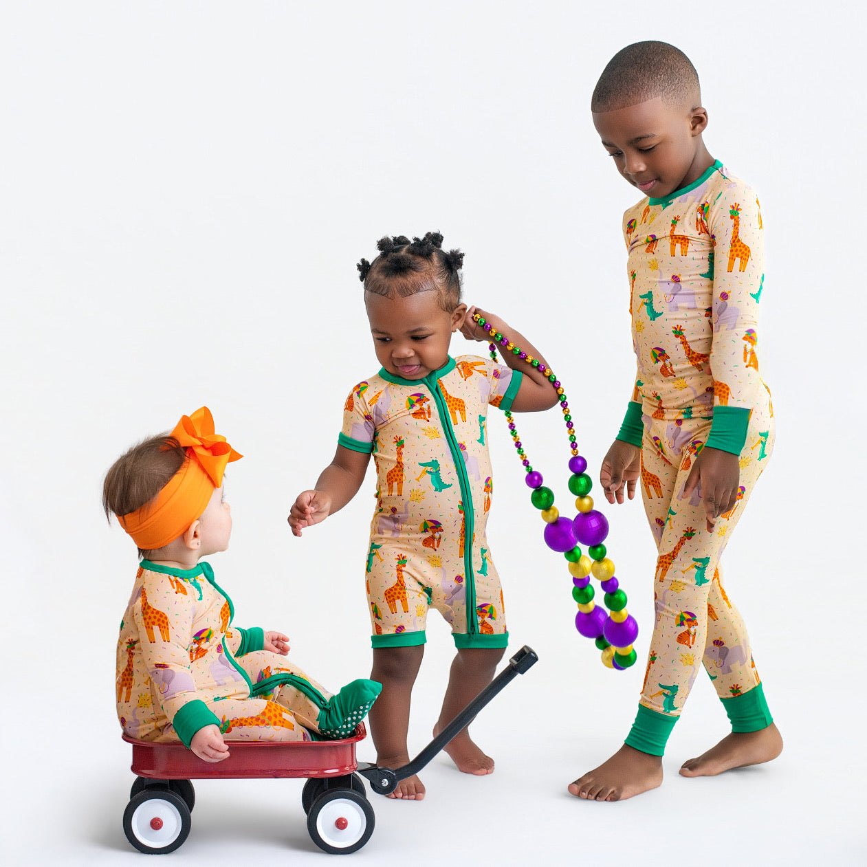 Zoo Mardi Gras Two-Piece Long Set
